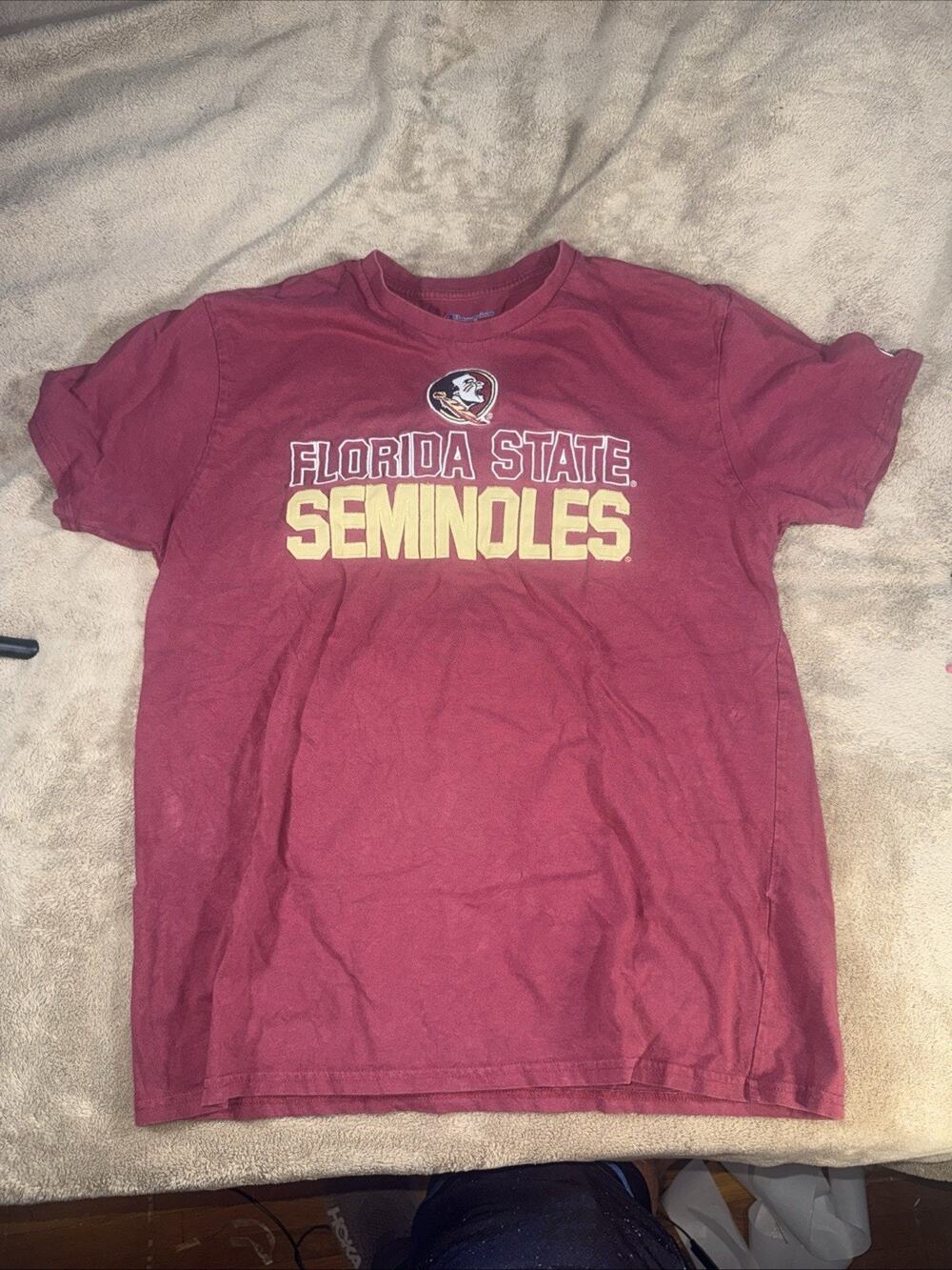 Florida‎ State Seminoles Shirt Mens L Red NCAA Football Champion